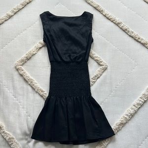 SIR open back mini dress
